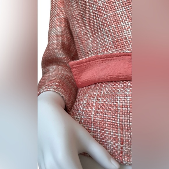 GEORGIOU VINTAGE TWEEN 2 PIECE MIX SET BLAZER W SKIRT BABY PINK - Picture 11 of 11